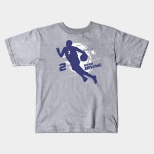Kyrie Irving Dallas Silhouette Kids T-Shirt